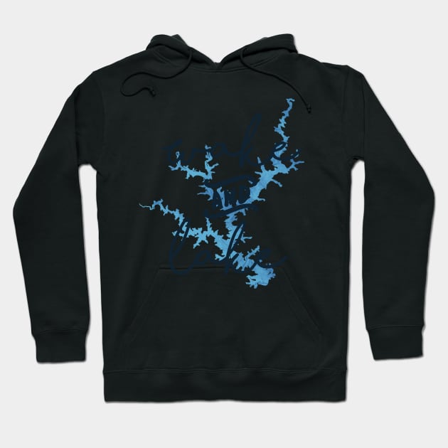 Wake & Lake at Lake Jackson Hoodie by DRHArtistry